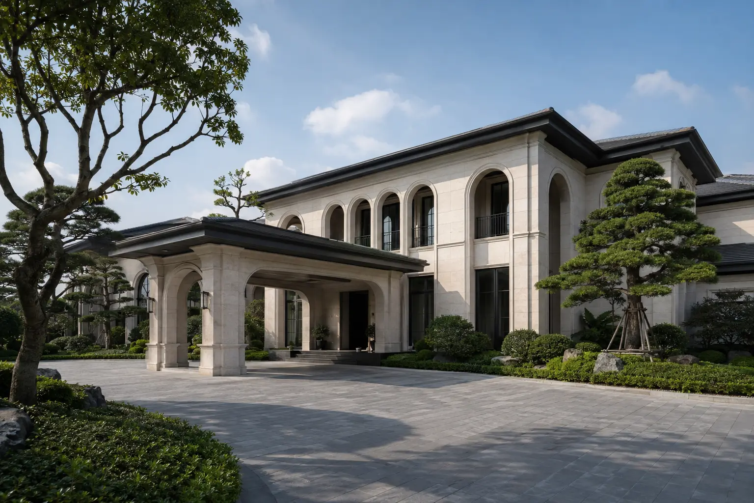 Arcade Private Villa 920 — Mặt tiền và sân đón — Home6D