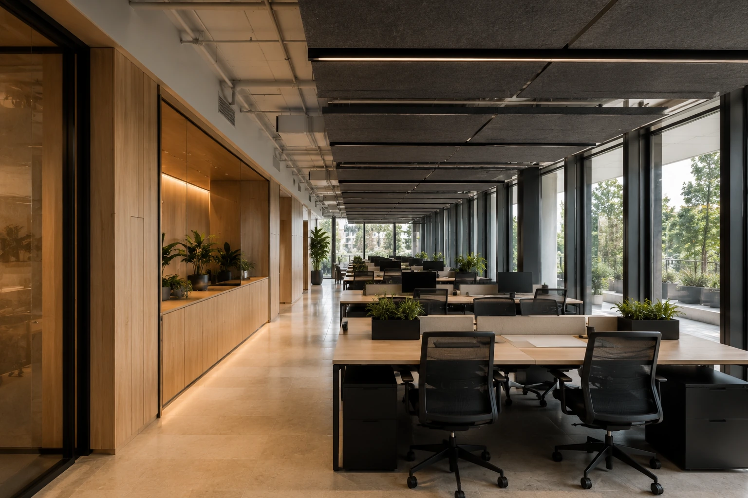 Axis Office 7F — Không gian làm việc mở — Home6D