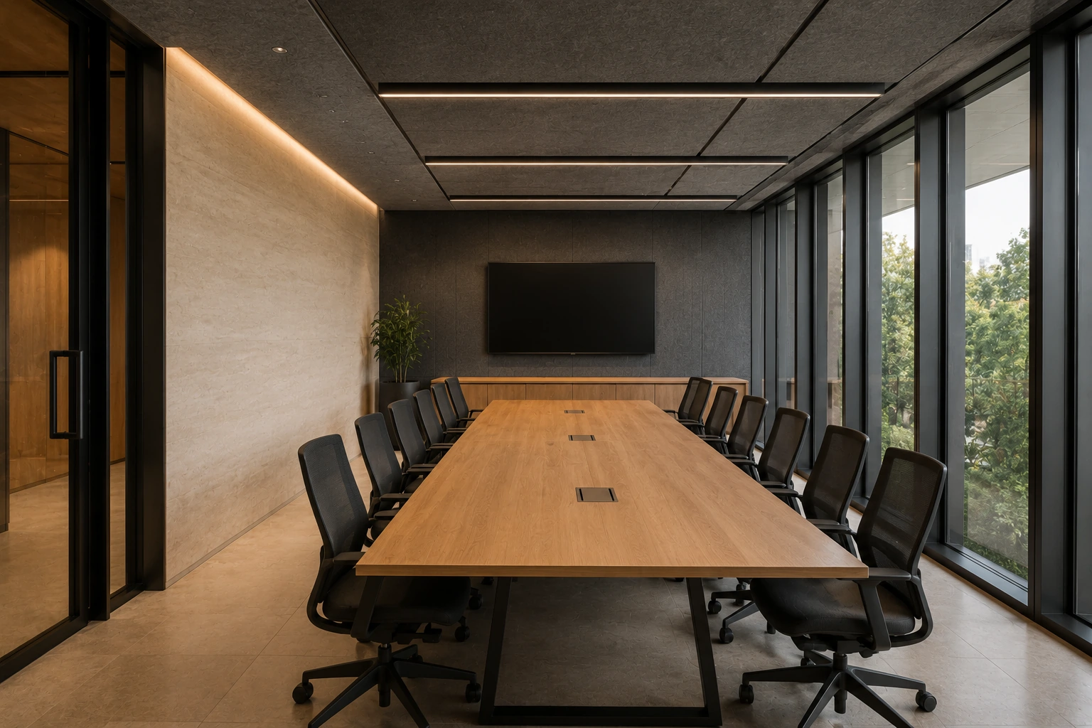 Axis Office 7F — Phòng họp 12 chỗ — Home6D