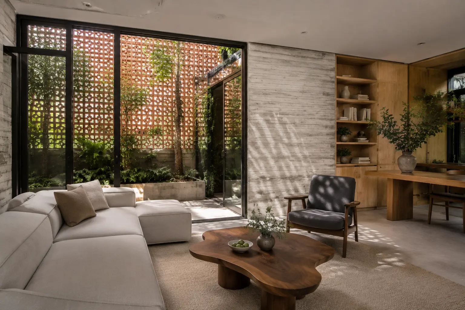 Nhà Mành Gạch 320 — Bếp và phòng ăn — Home6D
