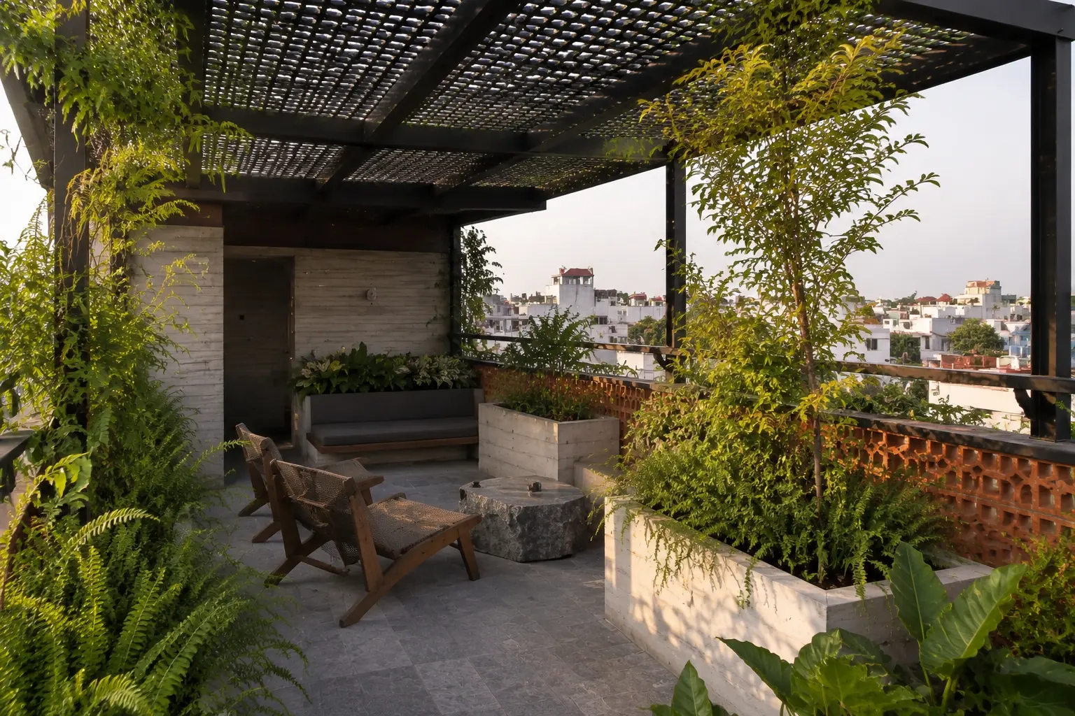Nhà Mành Gạch 320 — Không gian làm việc — Home6D