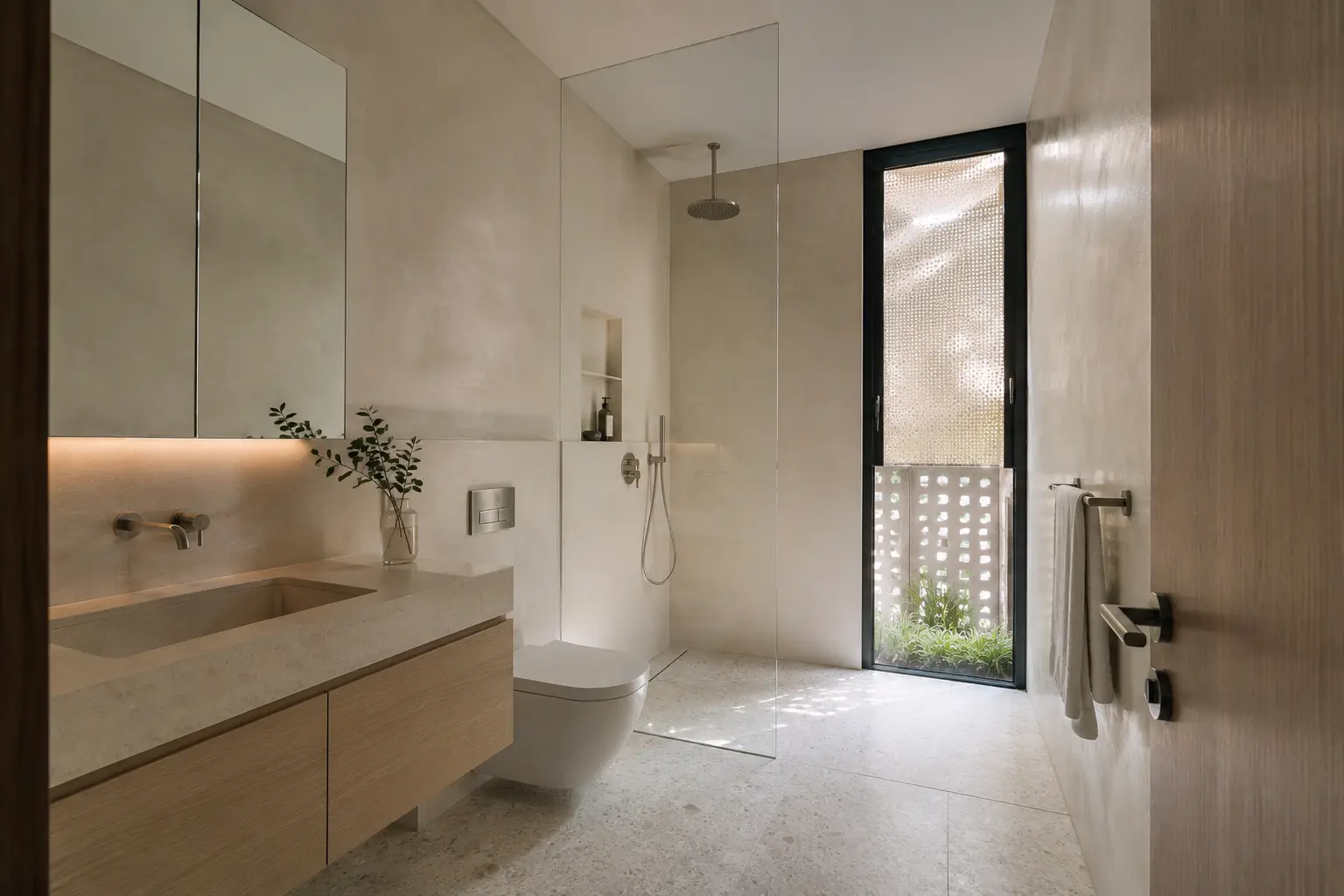 Nhà Mặt Đứng Gấp 360 — Phòng tắm — Home6D