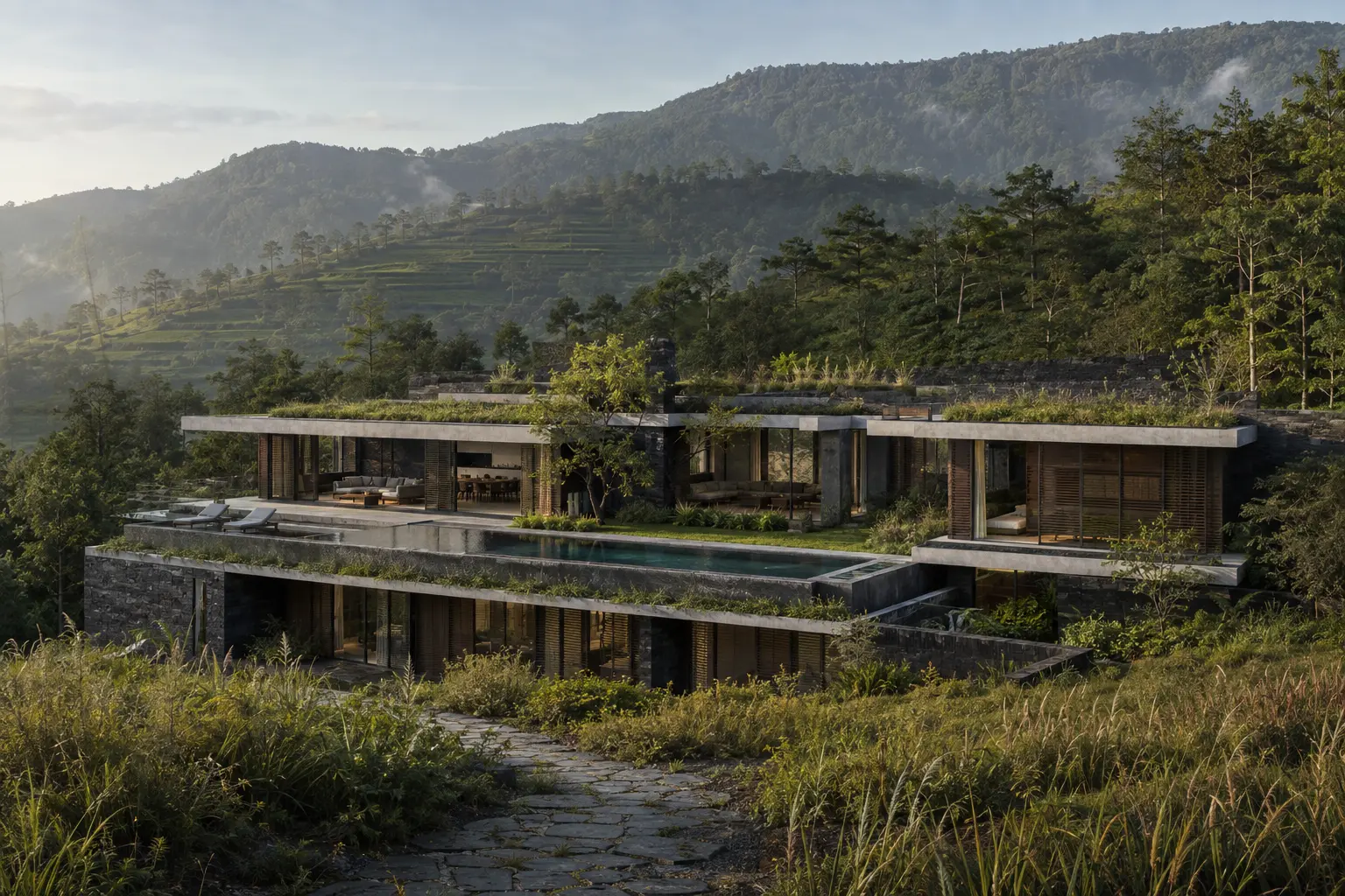 Biệt thự Hồ Chân Trời 710 — Toàn cảnh công trình — Home6D