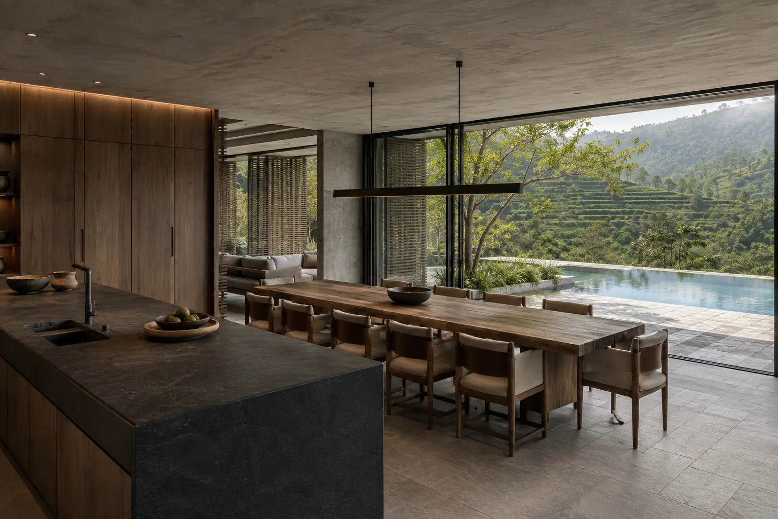 Biệt thự Hồ Chân Trời 710 — Bếp và phòng ăn — Home6D