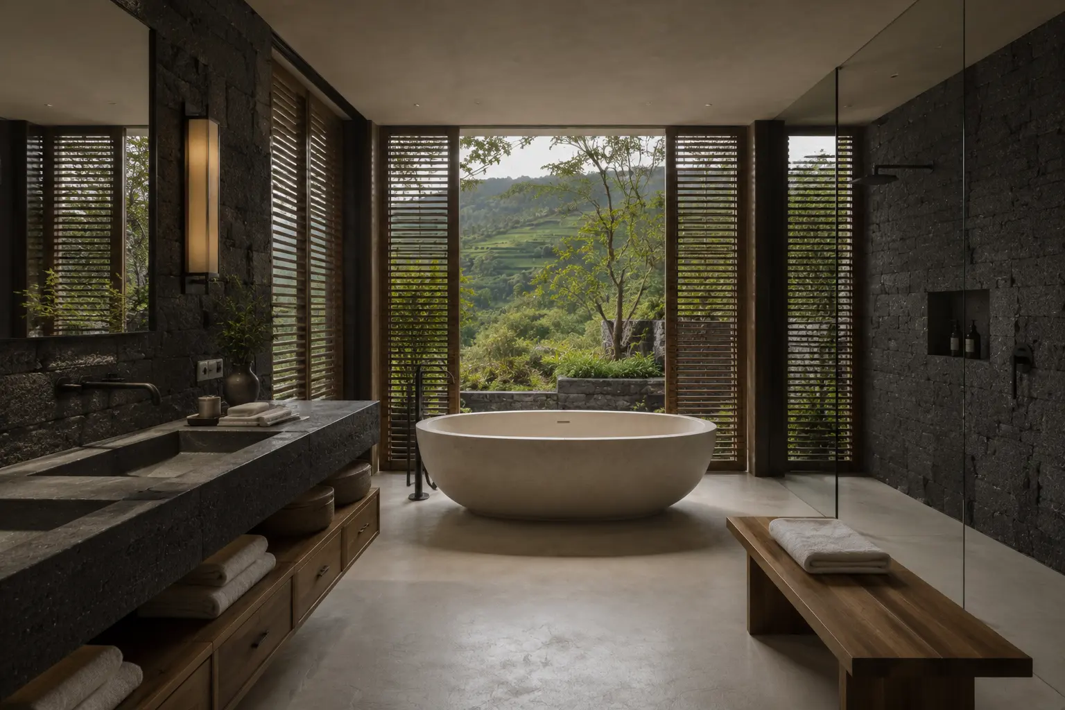 Biệt thự Hồ Chân Trời 710 — Phòng tắm chính — Home6D