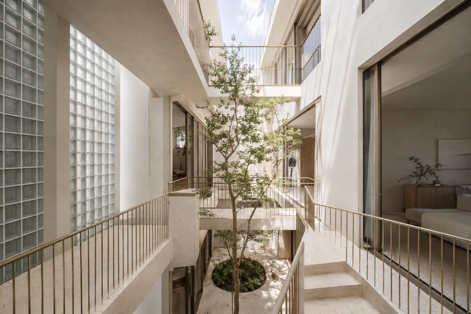 Lightwell Townhouse 300 — Sân hoặc giếng trời — Home6D