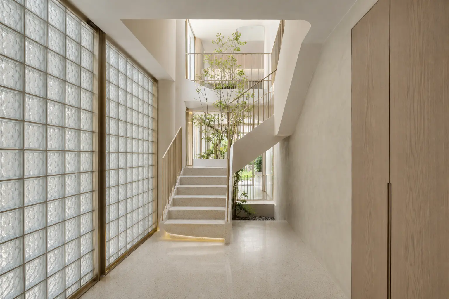 Lightwell Townhouse 300 — Phòng khách — Home6D