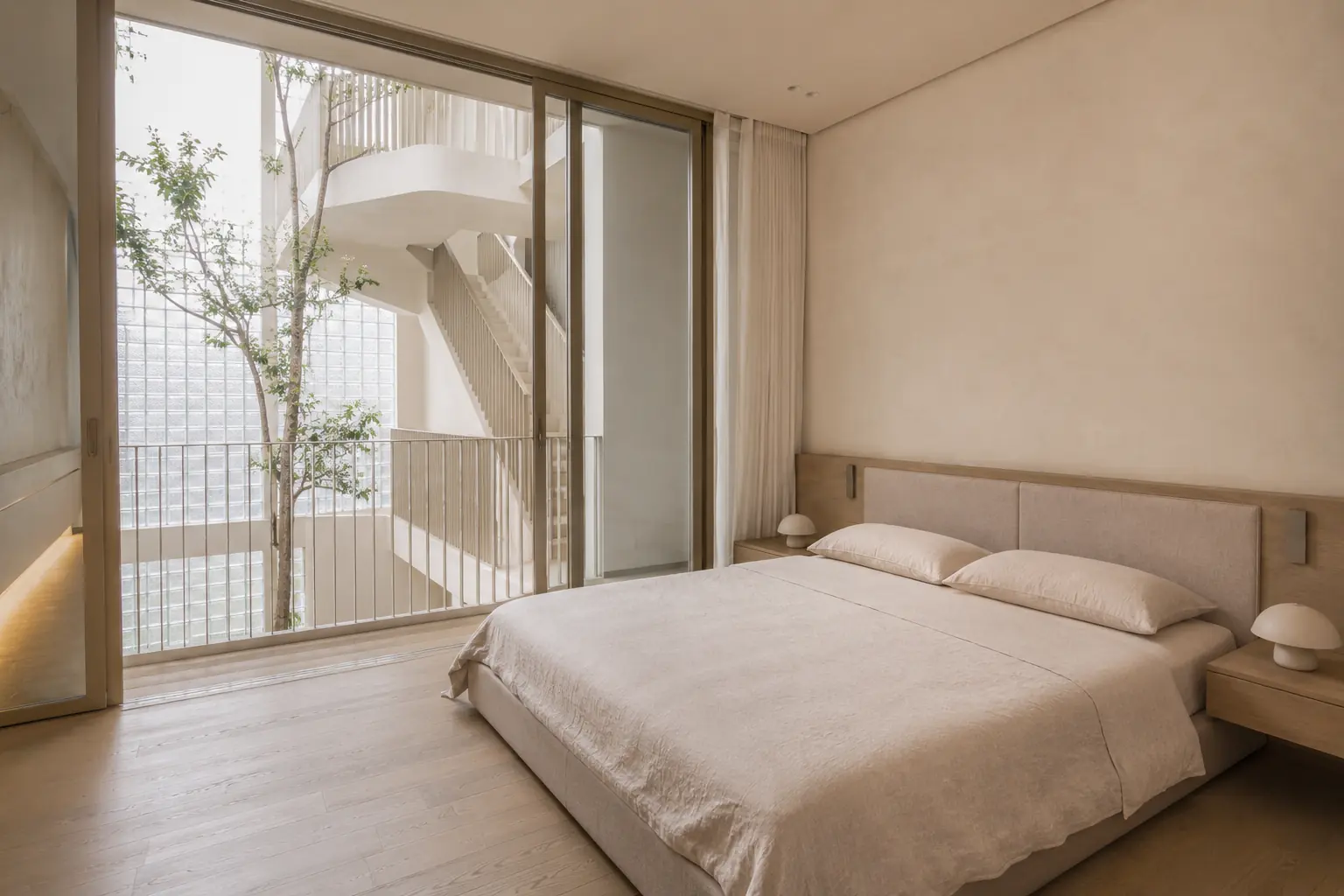 Lightwell Townhouse 300 — Phòng ngủ chính — Home6D