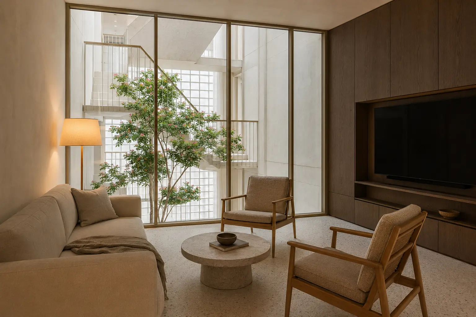 Lightwell Townhouse 300 — Không gian làm việc — Home6D