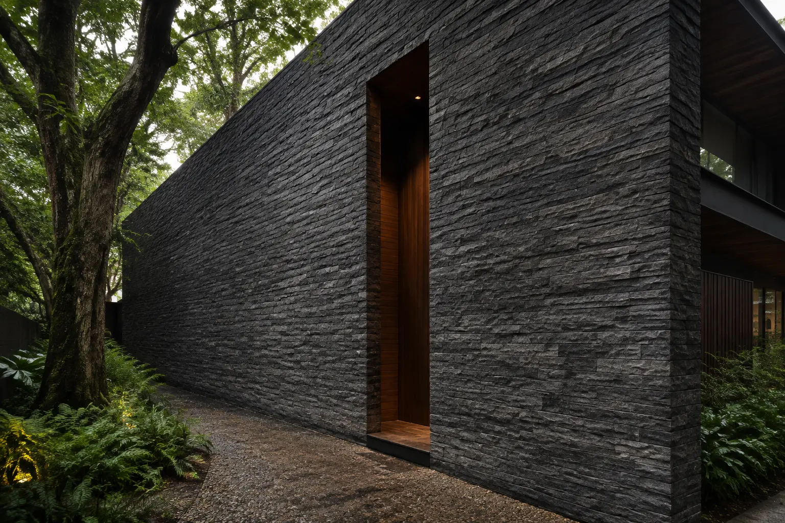 Monolith Garden House 430 — Sân trong và hiên — Home6D