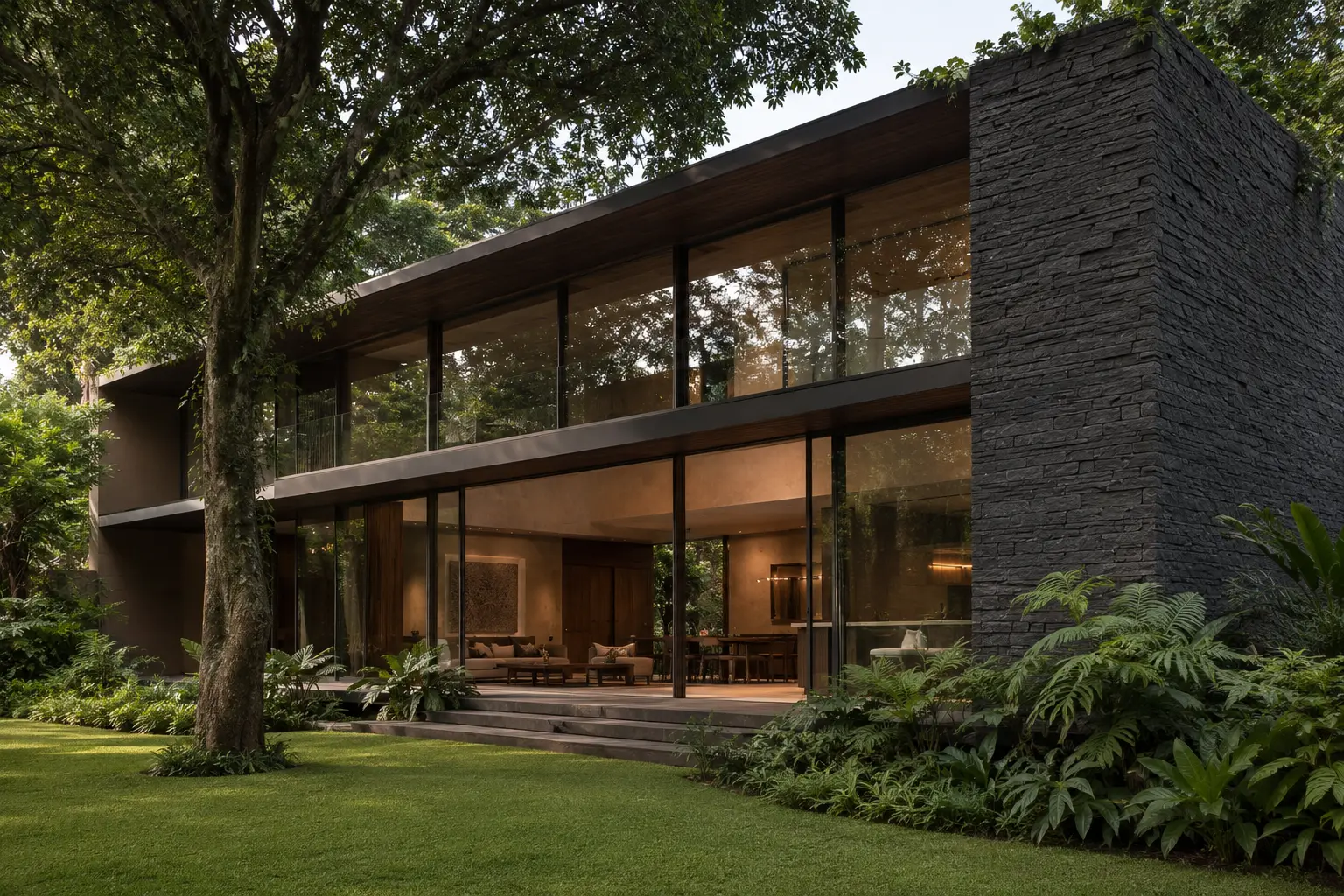 Monolith Garden House 430 — Phòng khách — Home6D