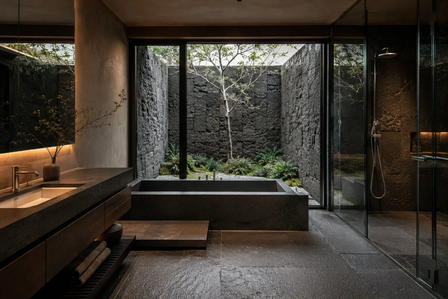 Monolith Garden House 430 — Hồ bơi và cảnh quan — Home6D