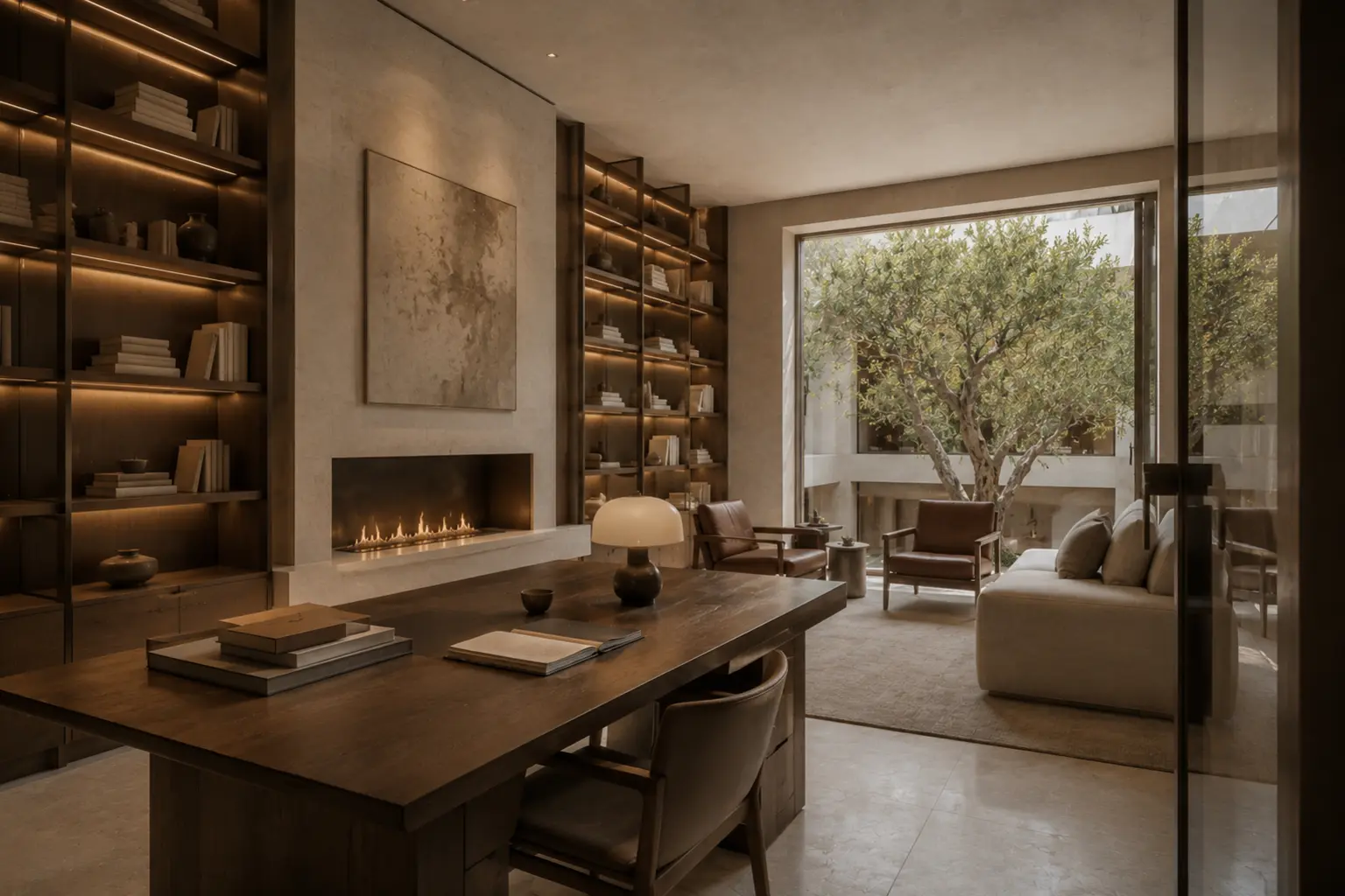 Oak Atrium Residence 760 — Không gian buổi tối — Home6D