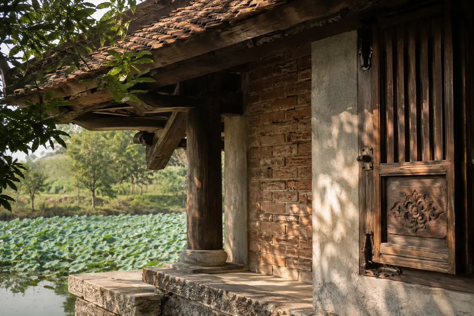 Orchard Veranda House 450 — Chi tiết vật liệu bản địa — Home6D