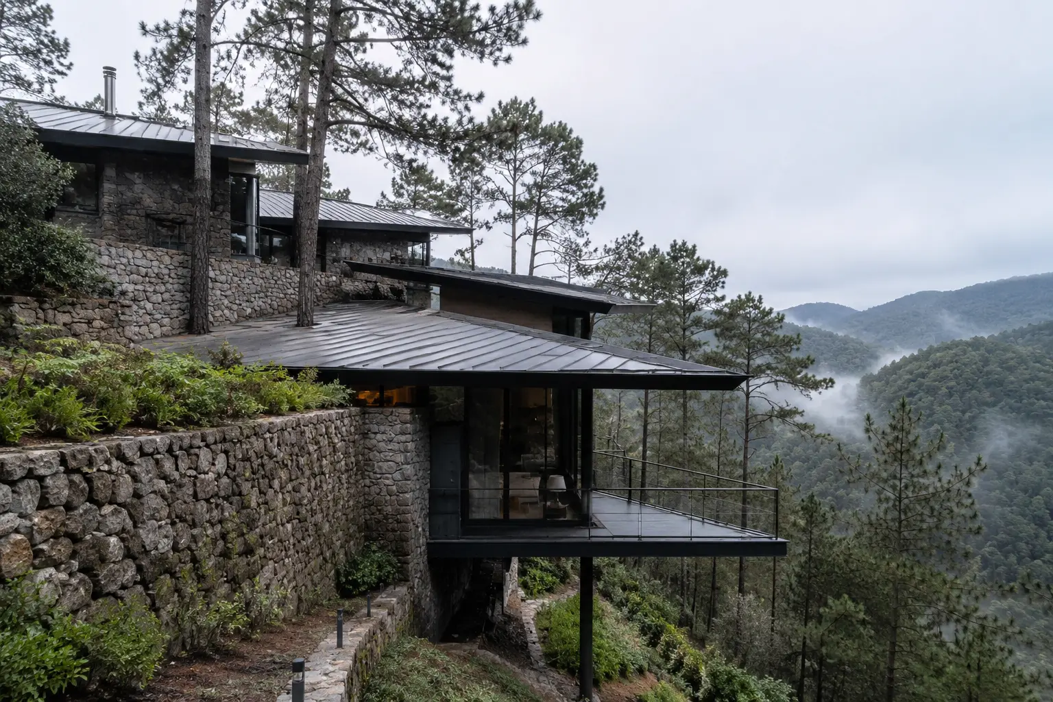 Pine Ridge Villa 640 — Không gian khách hướng cảnh quan — Home6D