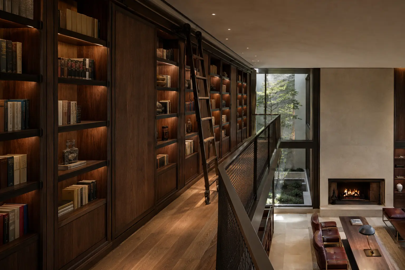 Private Library Suite 540 — Phòng khách — Home6D