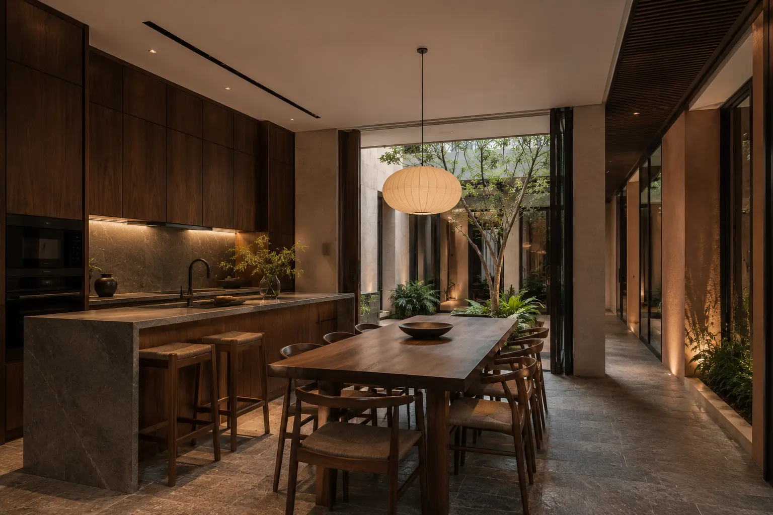 Nhà Phố Sân Tĩnh 470 — Cầu thang và void — Home6D