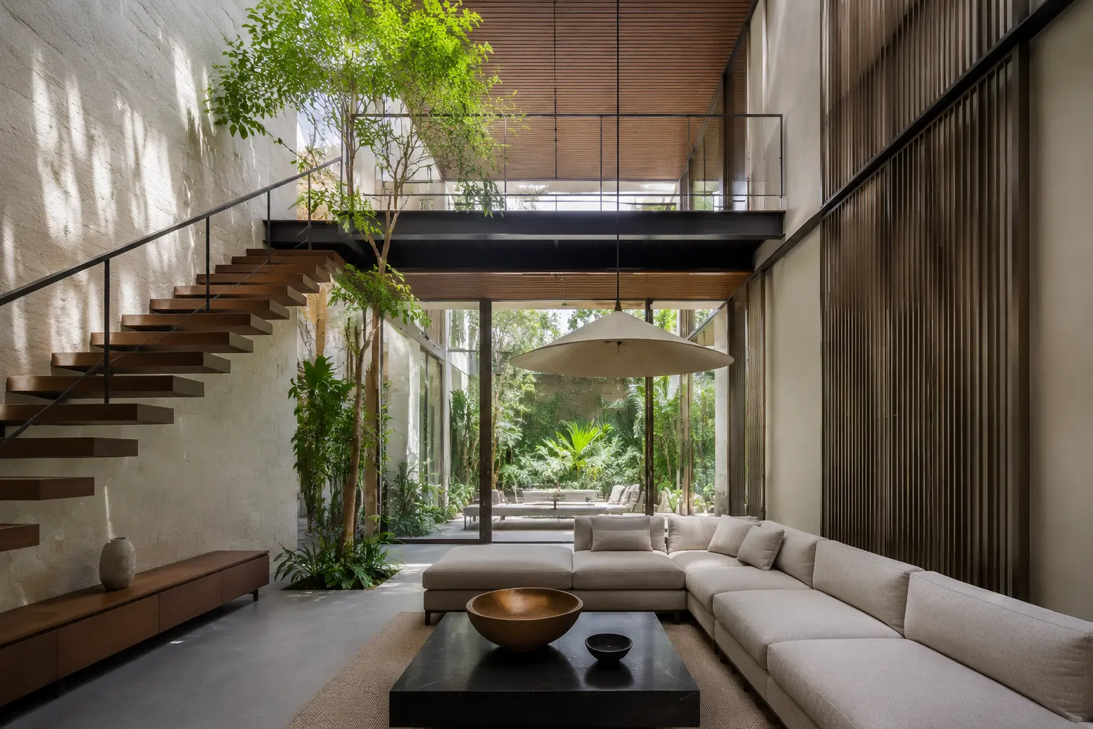 Vertical Courtyard Home 410 — Bếp và phòng ăn — Home6D