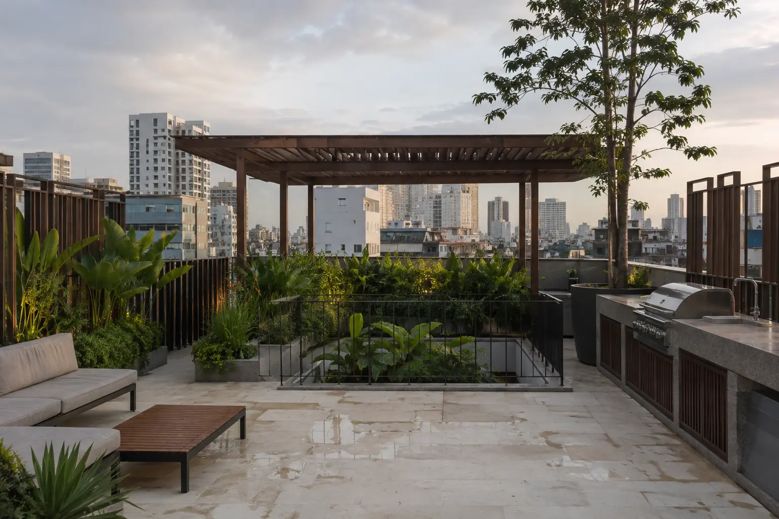 Vertical Courtyard Home 410 — Không gian làm việc — Home6D