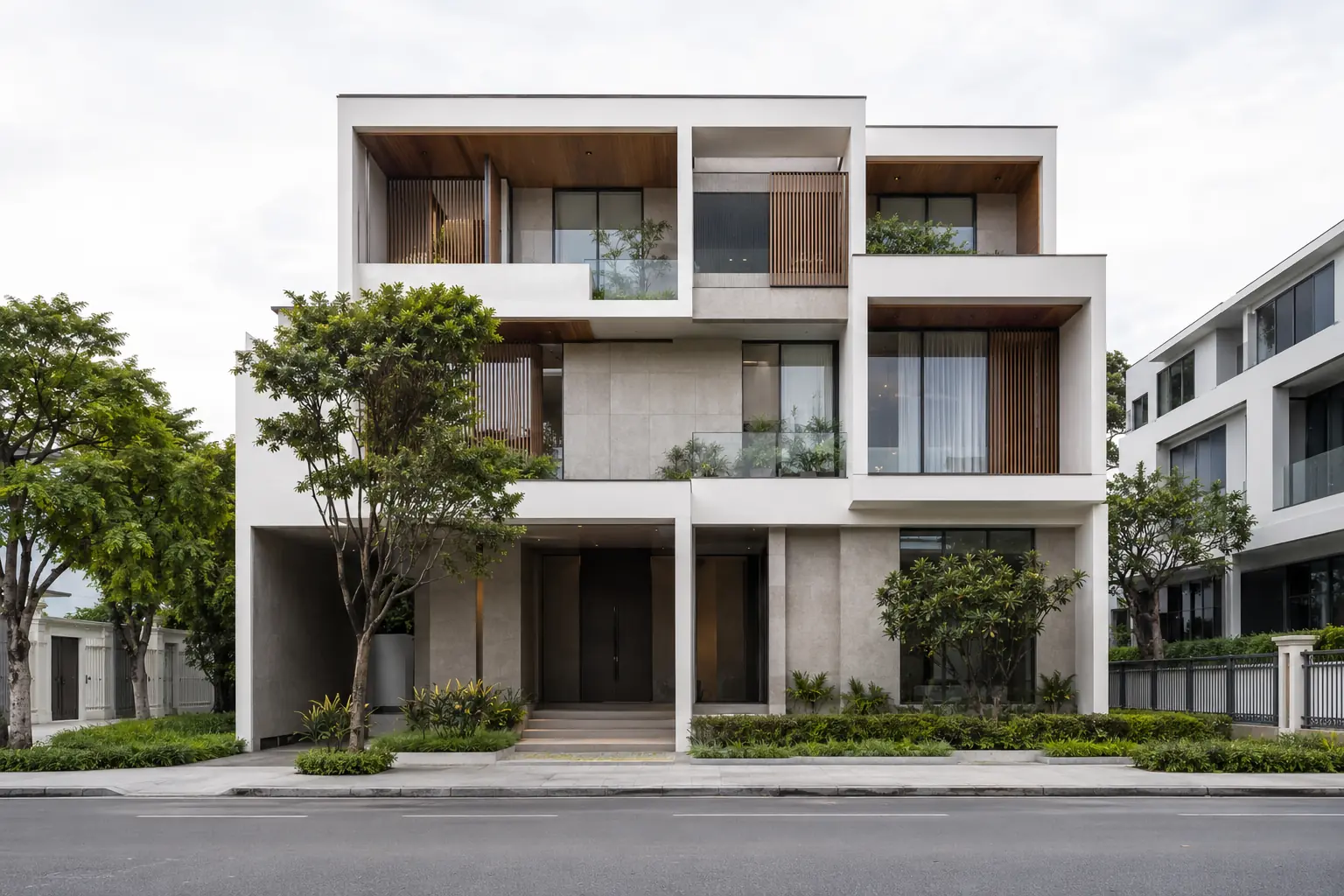 White Frame Residence 560 — Toàn cảnh công trình — Home6D