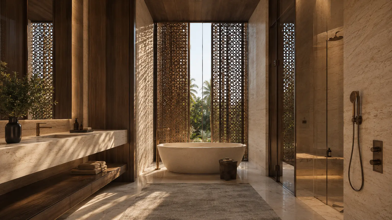 Bronze Screen Villa 840 — Phòng tắm chính — Home6D