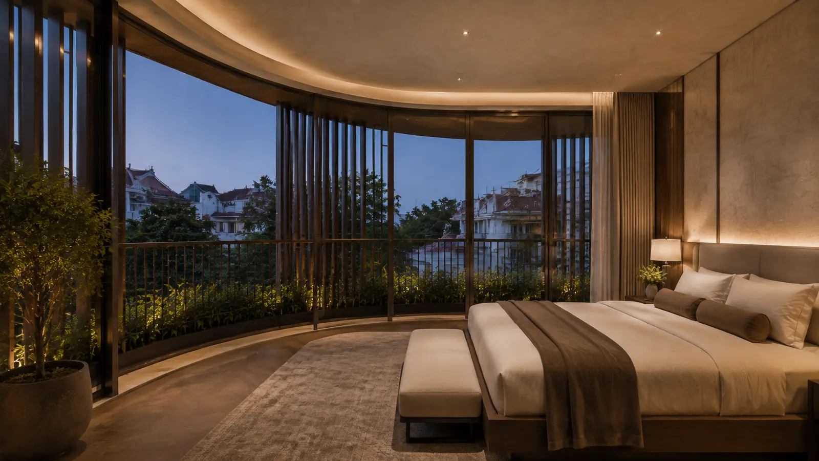 Nhà Phố Hai Mặt Tiền 420 — Phòng ngủ chính — Home6D