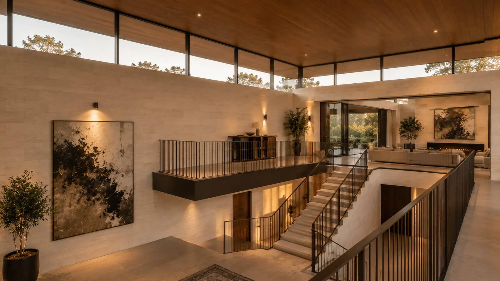 Biệt thự Mái Bay 480 — Cầu thang và gallery — Home6D