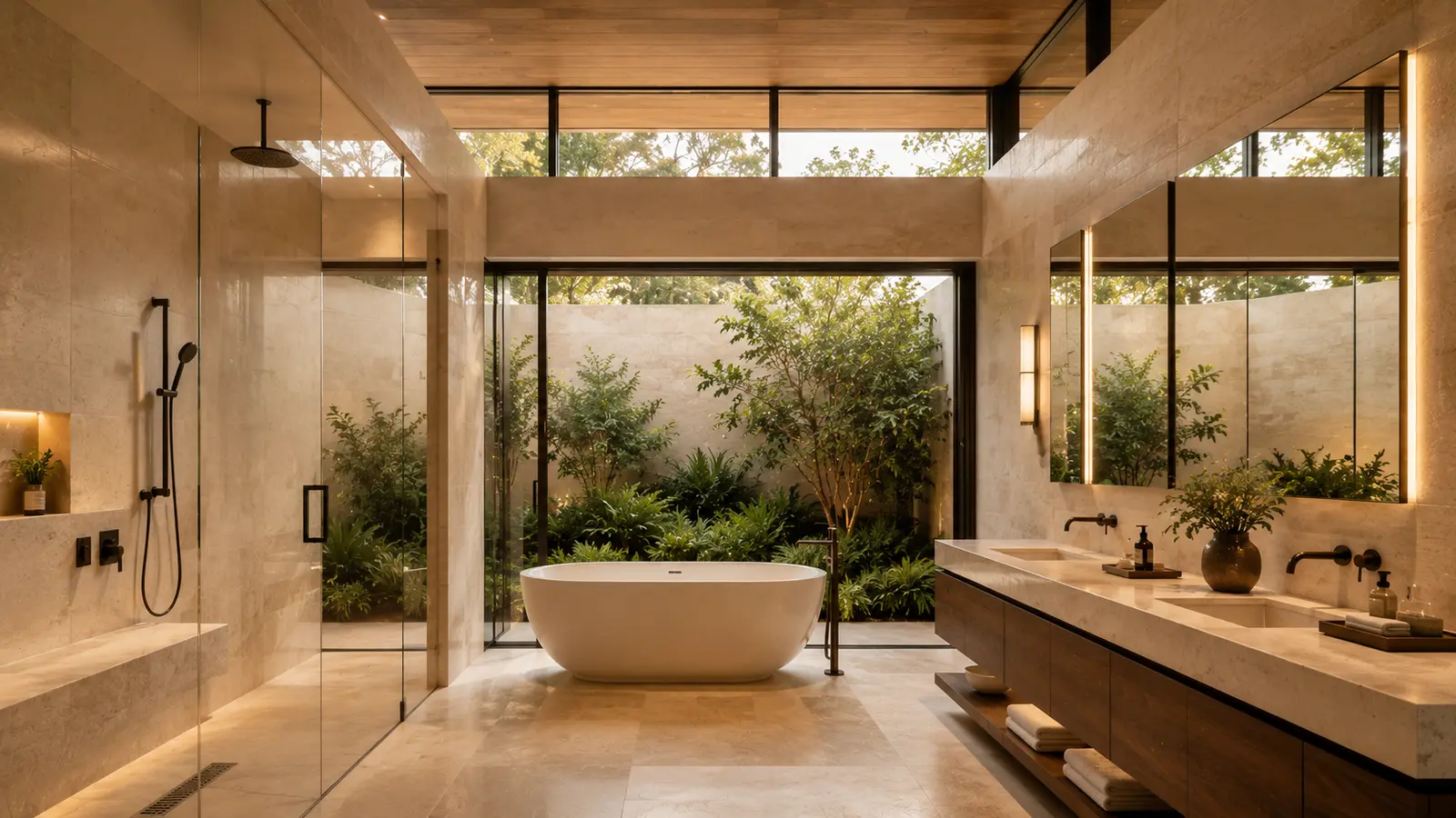 Biệt thự Mái Bay 480 — Phòng tắm chính — Home6D