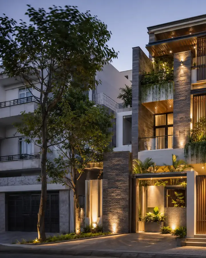 Góc chi tiết Linear City Residence – Nhà phố cao cấp Home6D