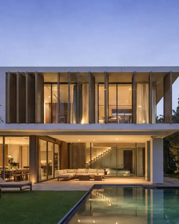 Góc chi tiết Lakeside Courtyard Villa – Biệt thự hiện đại Home6D