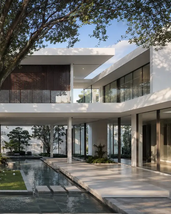 Góc chi tiết White Tree Residence – Biệt thự hiện đại Home6D