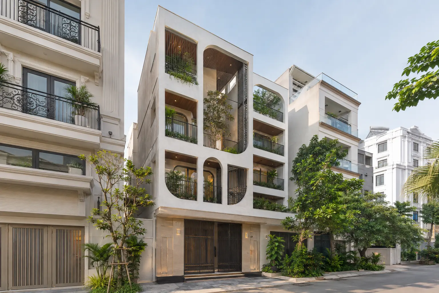Urban Courtyard House – Nhà phố cao cấp Home6D
