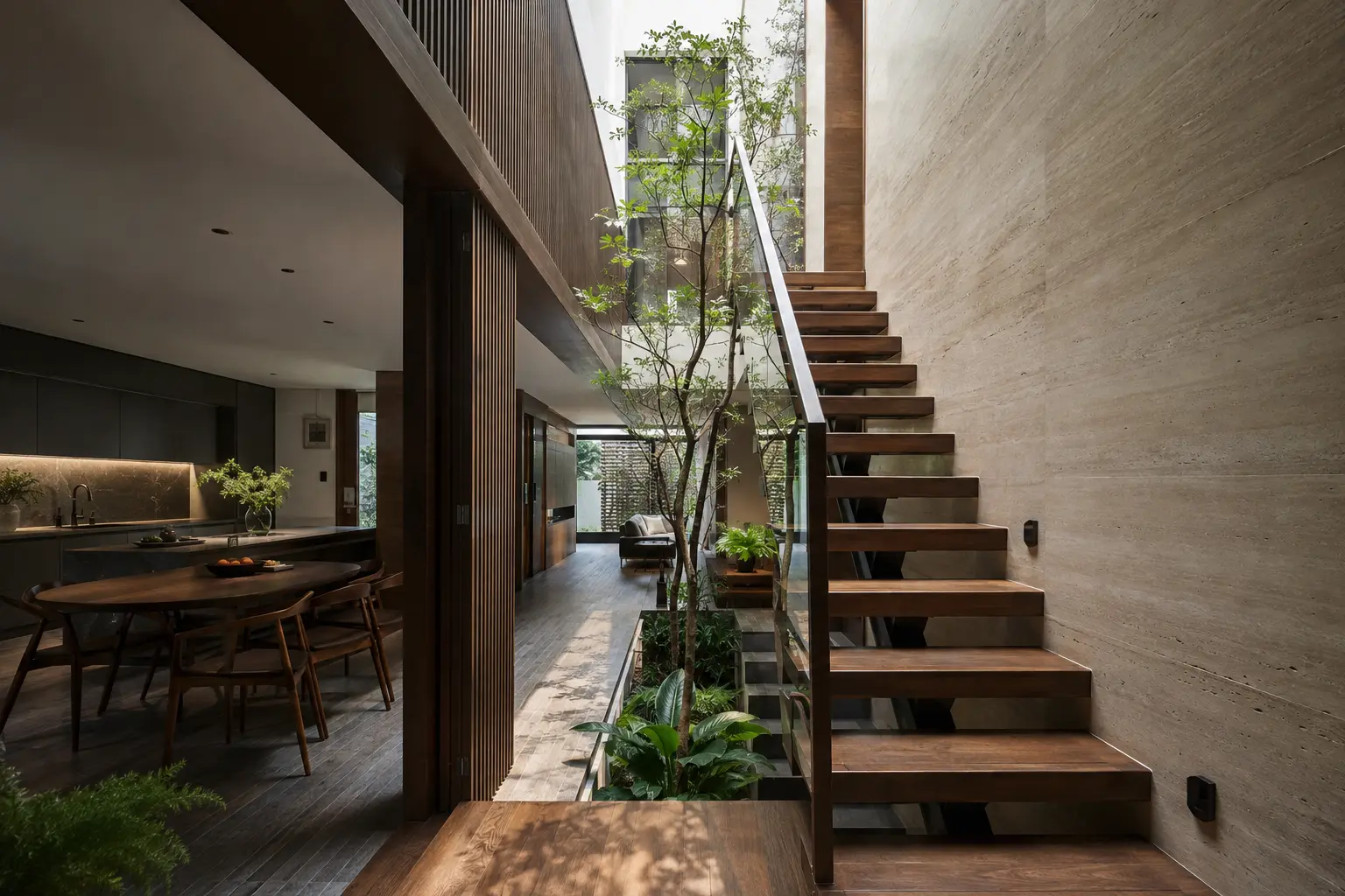 Sky Atrium House – Nội thất nhà phố Home6D
