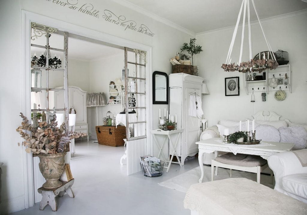 phong cách nội thất shabby chic