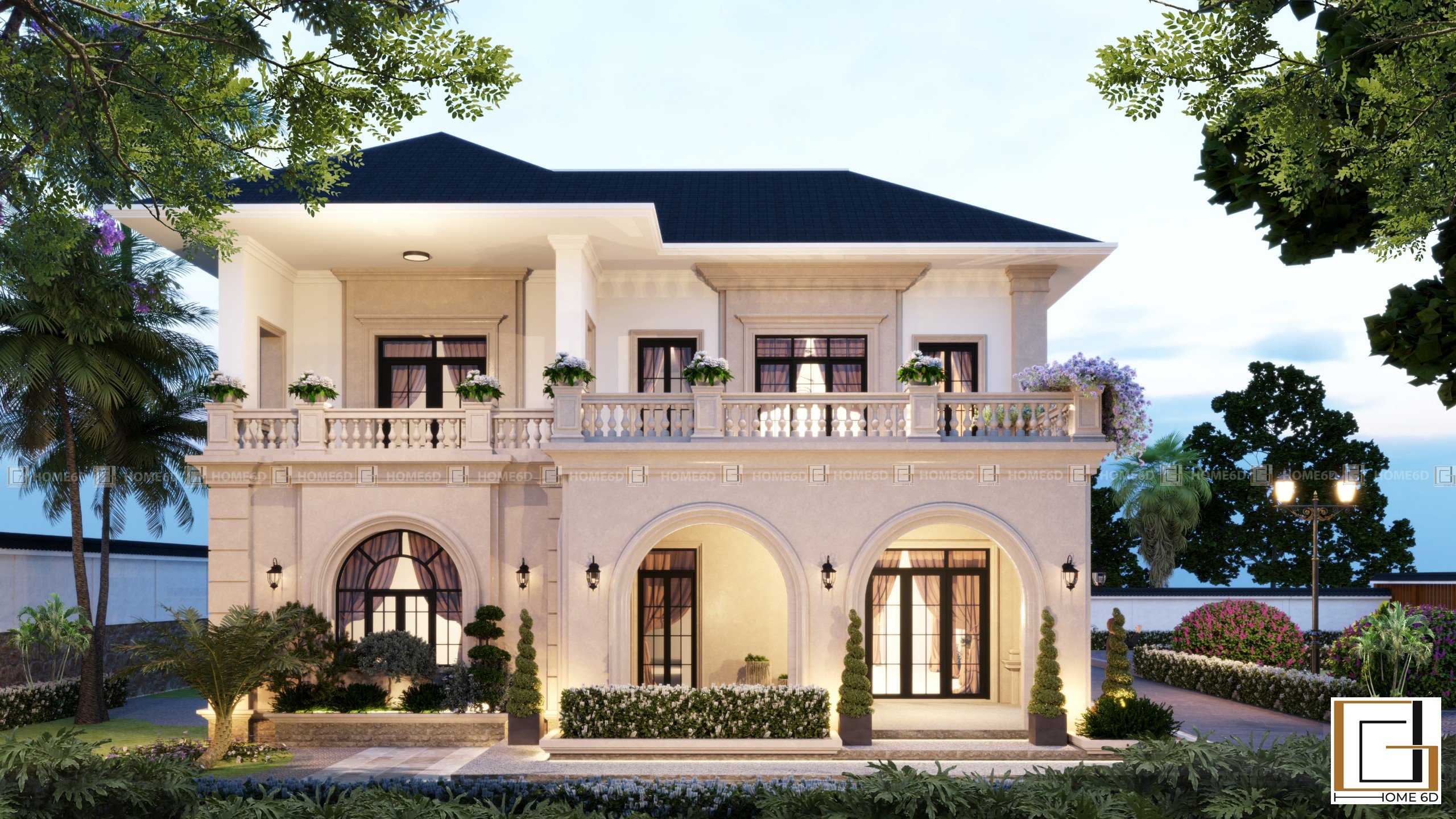 THIẾT KẾ VILLA PHONG CÁCH NEO CLASSIC TẠI THÁI NGUYÊN – ANH ĐỨC