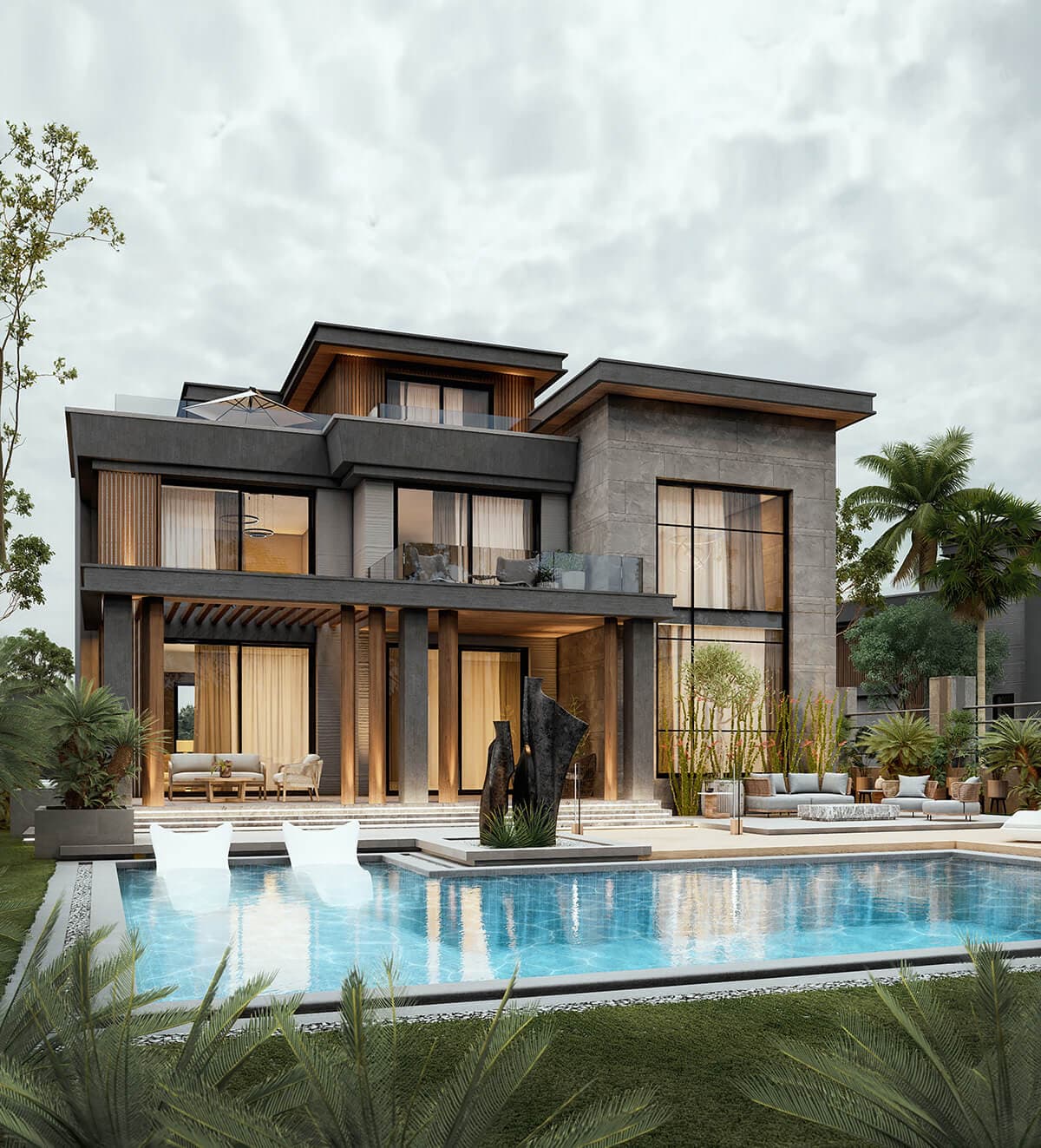 Các mẫu biệt thự có hồ bơi đẹp, thiết kế đẳng cấp, sang trọng nhất