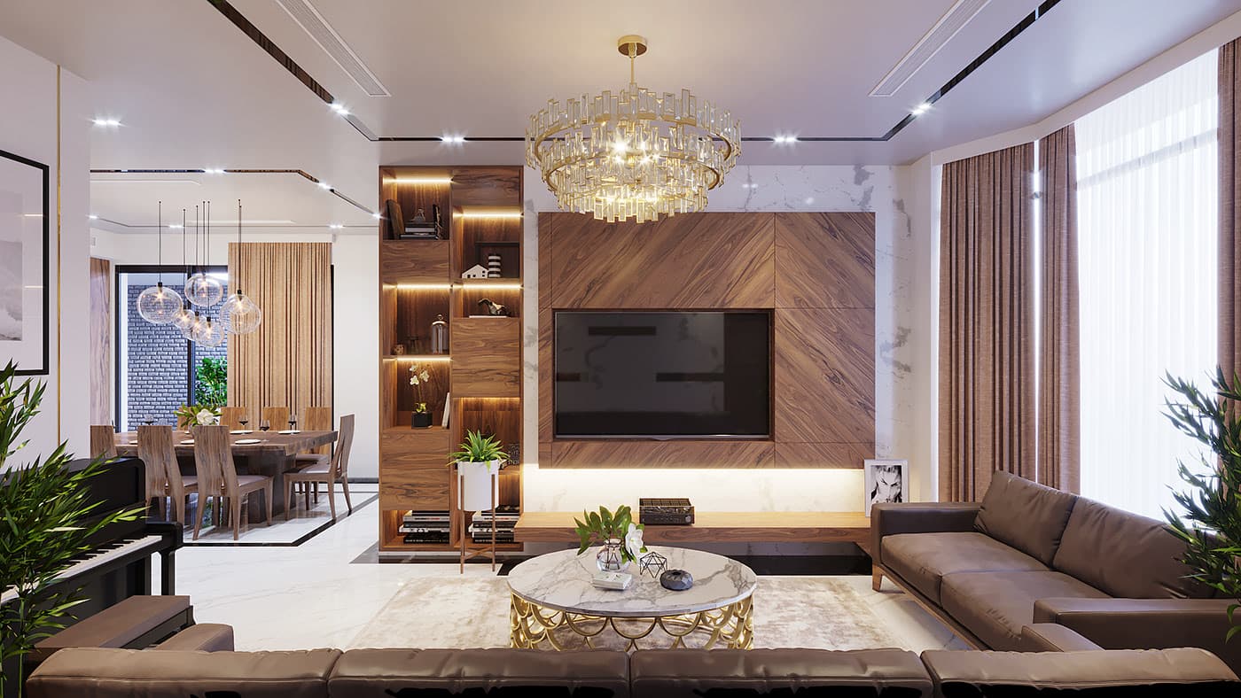 Kinh nghiệm thiết kế nội thất biệt thự 150m2 cực hữu ích