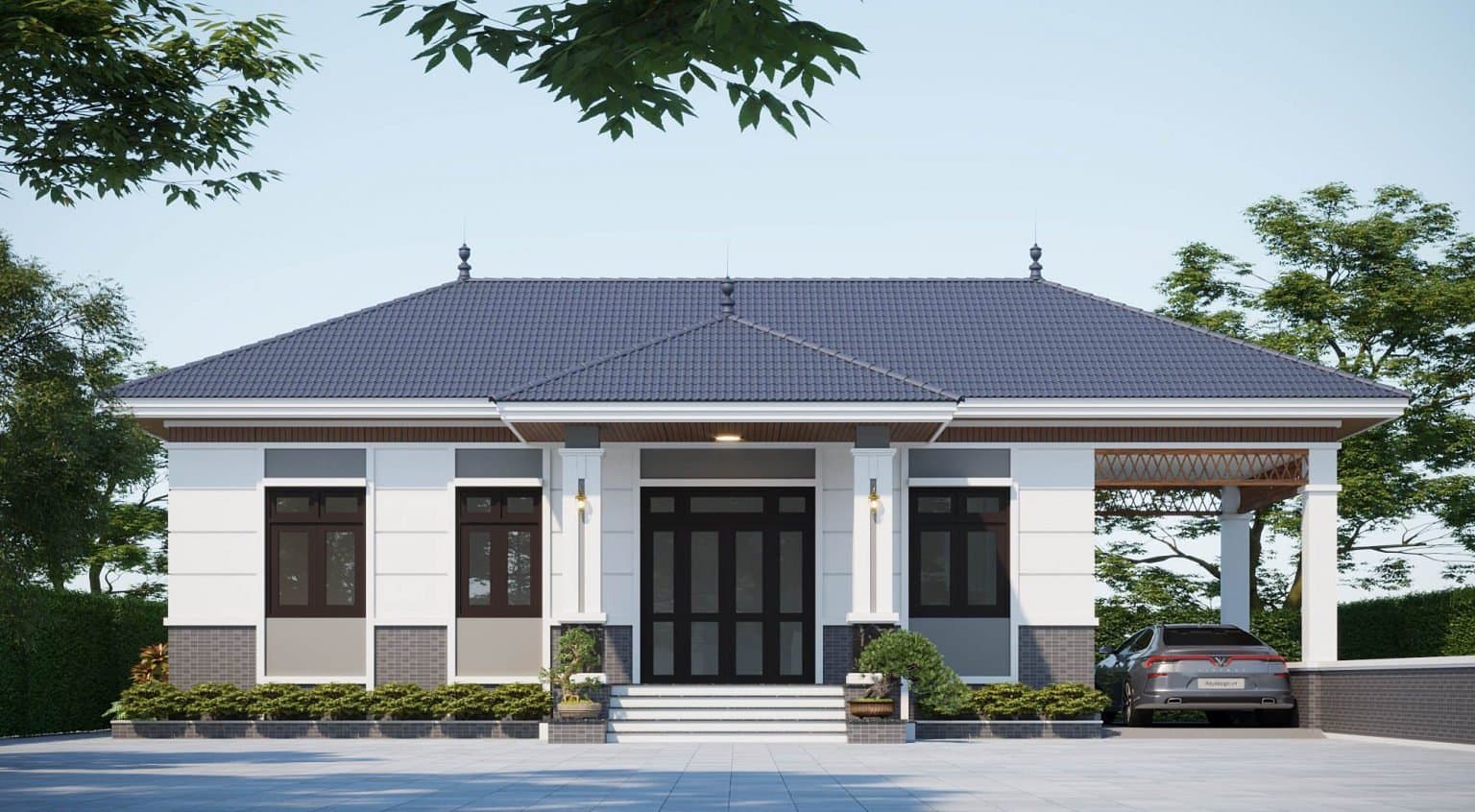 Ưu điểm nổi bật của nhà cấp 4 mái Nhật hiện đại