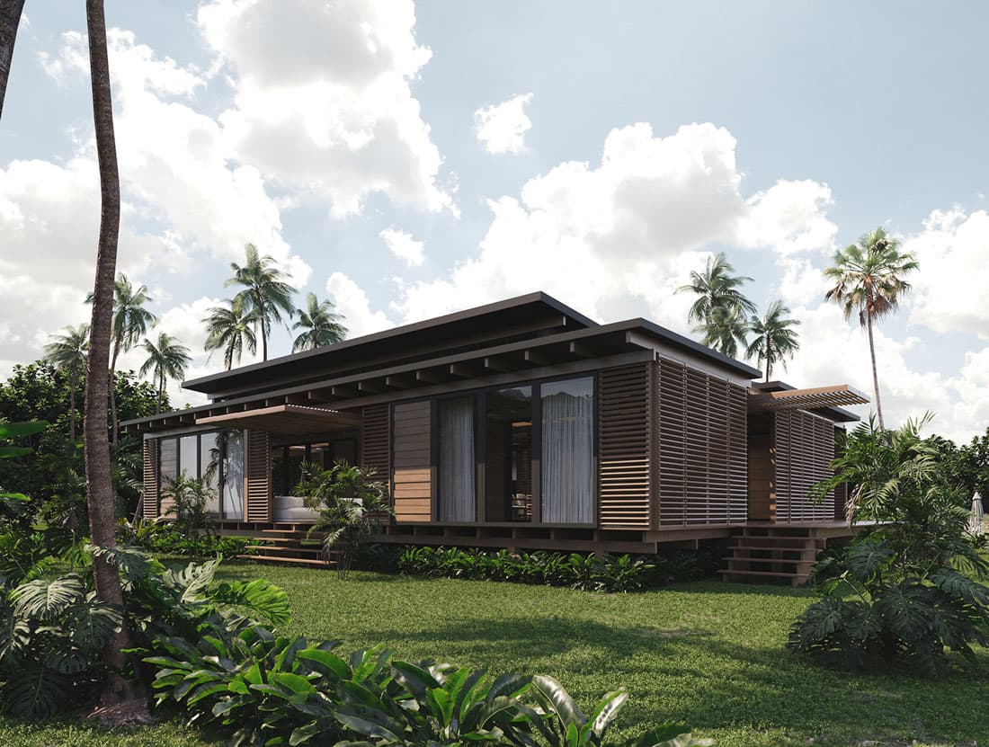 Biệt thự mini sân vườn cấp 4