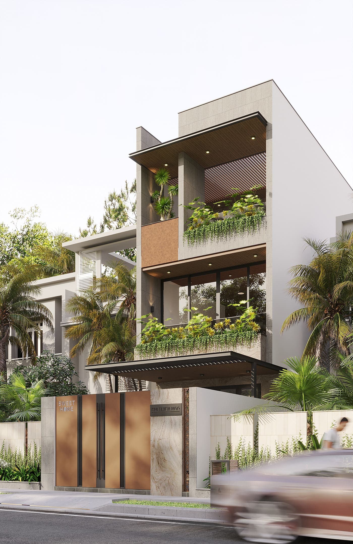 Xu hướng thiết kế mặt tiền nhà đẹp 2025