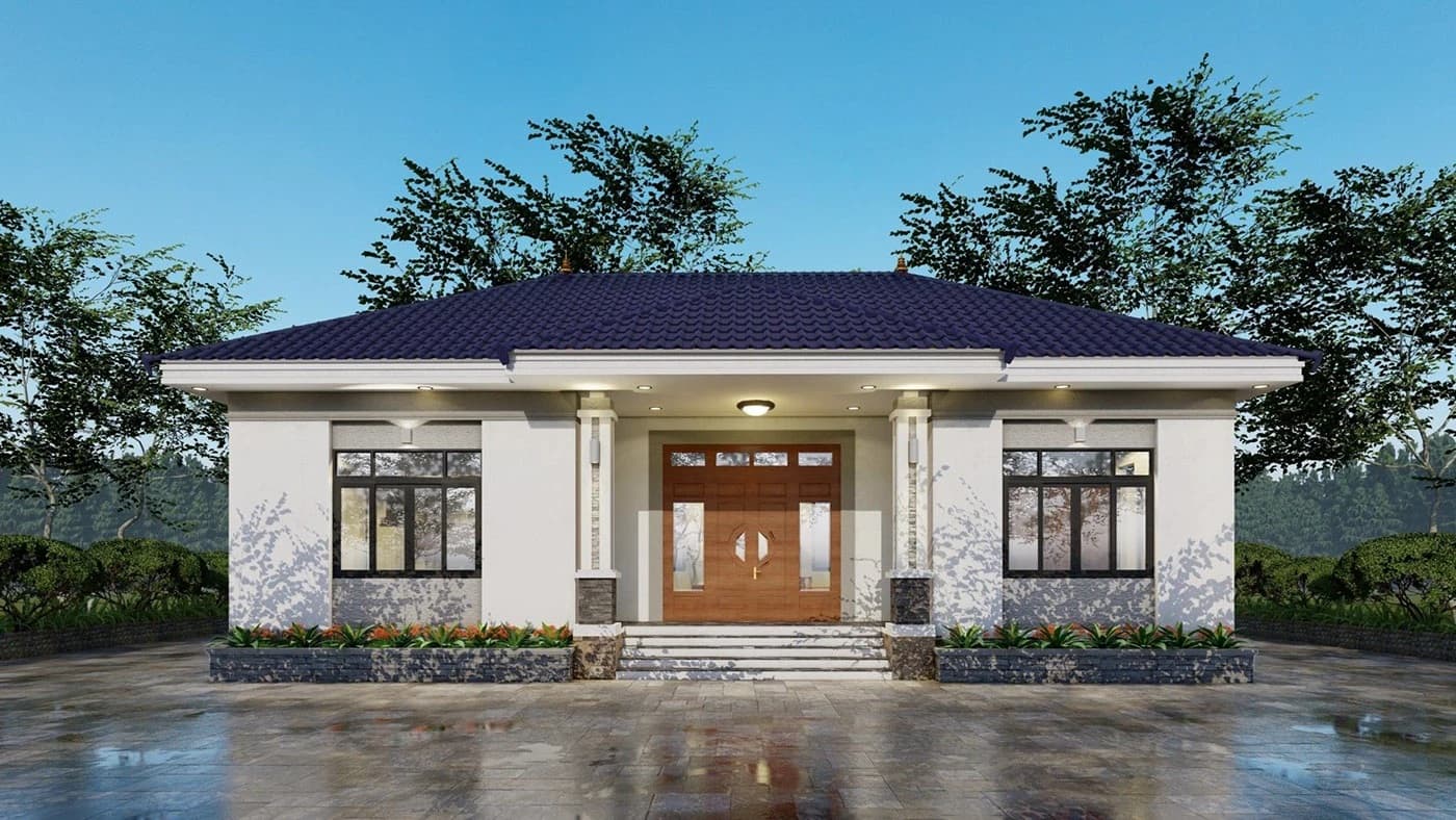 Nhà vườn cấp 4 mái Nhật là gì?