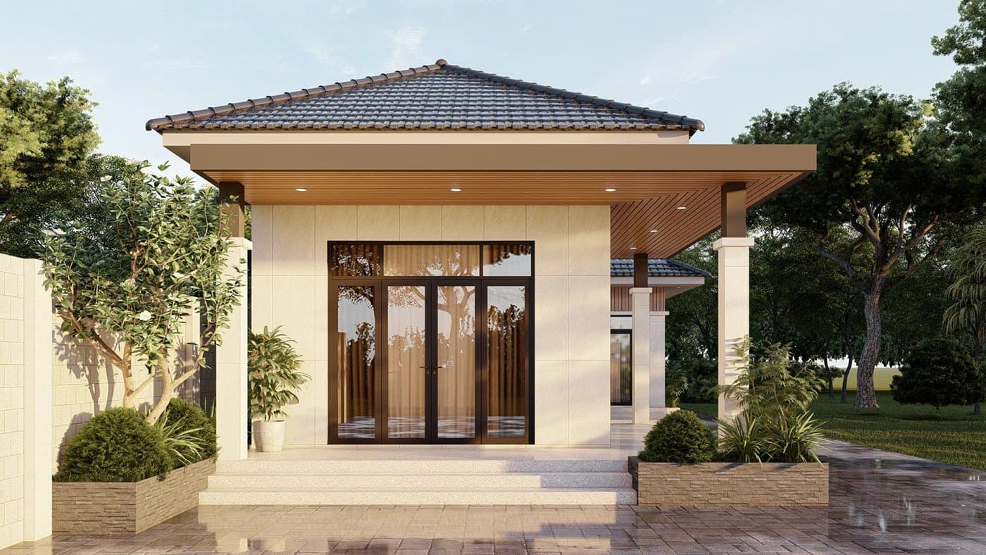Vì sao nhà vườn cấp 4 mái Nhật được ưa chuộng?