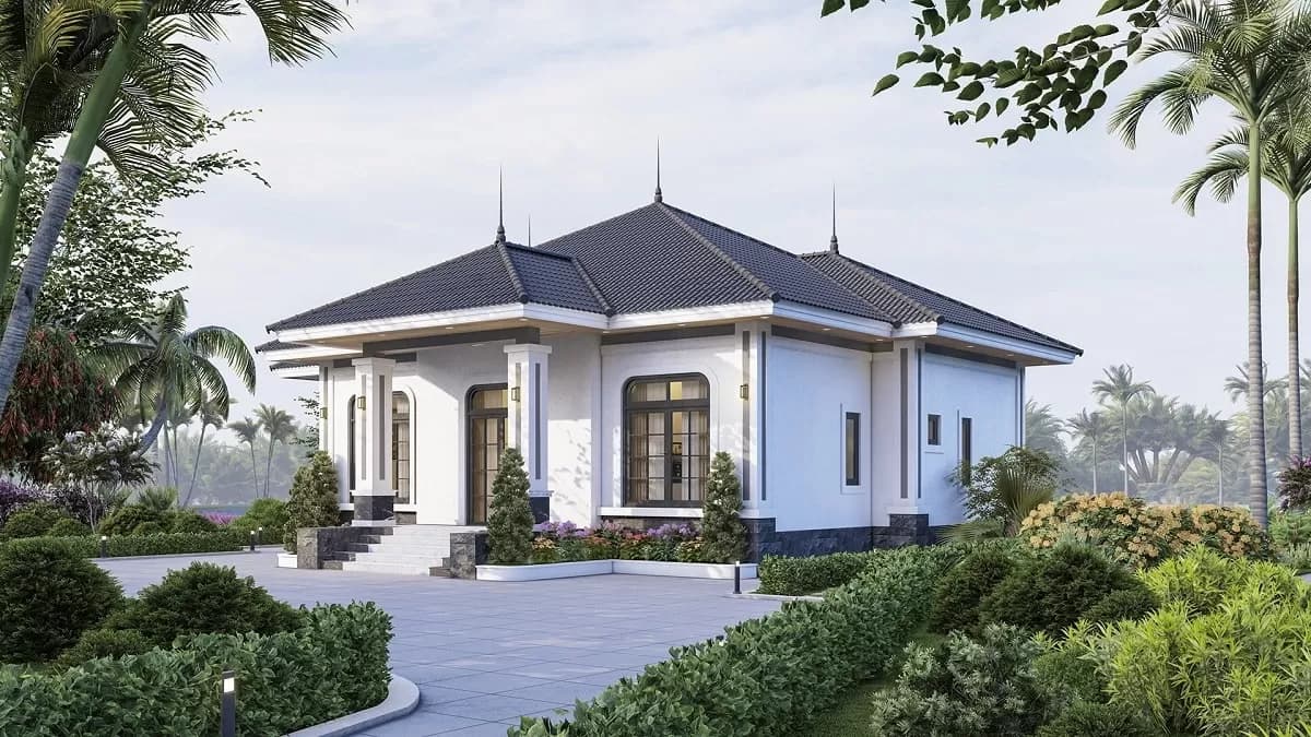 Lưu ý khi thiết kế nhà vườn cấp 4 mái Nhật