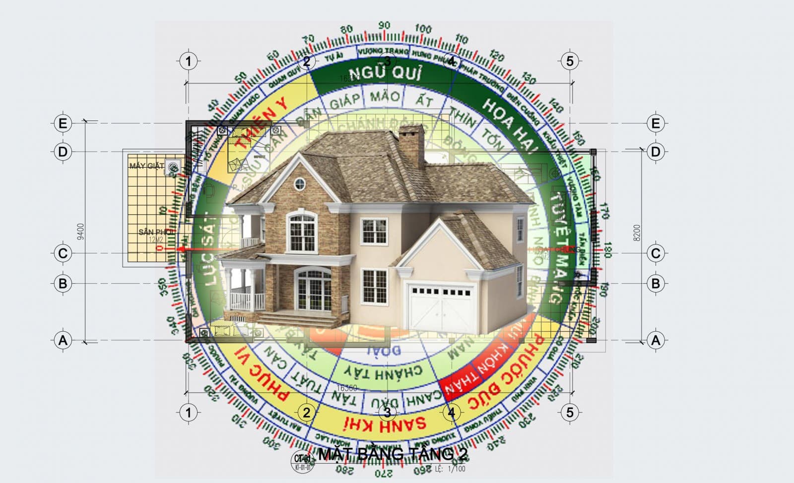 Cách tính cung mệnh để xem hướng nhà hợp tuổi