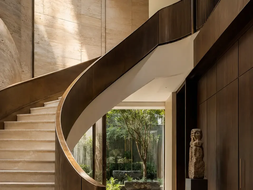Sculptural Stair Hall 830 – Home6D