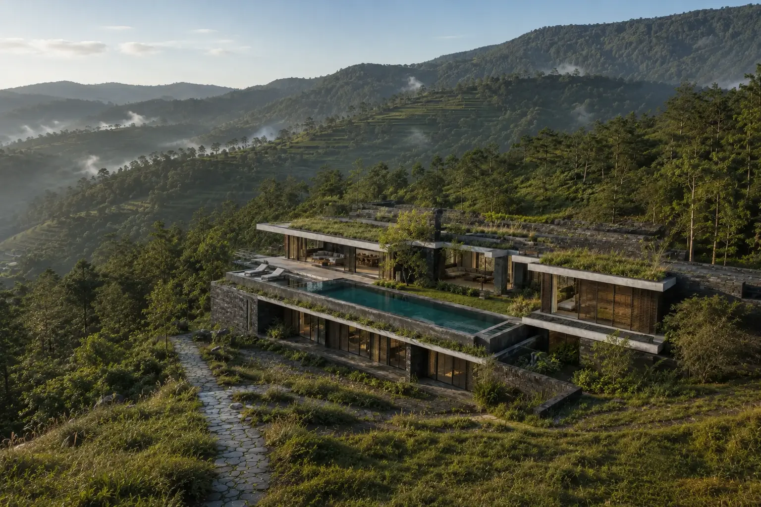 Biệt thự Hồ Chân Trời 710 — Góc nhìn chủ đạo — Home6D