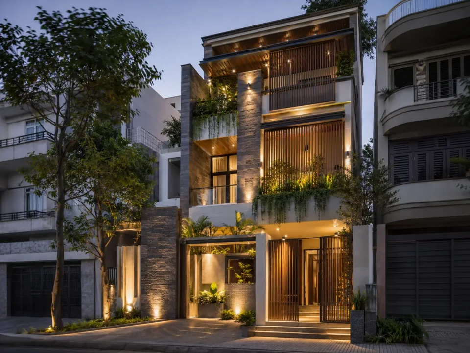 Vertical Courtyard Home 410 – Home6D