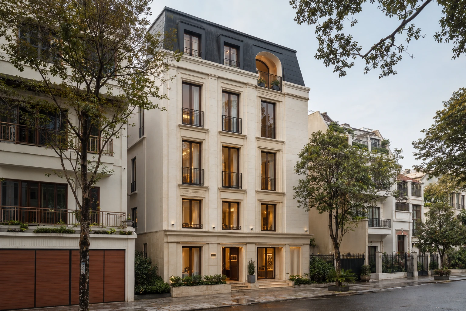 Maison An Phú 460 — Mặt tiền tân cổ điển ban ngày — Home6D
