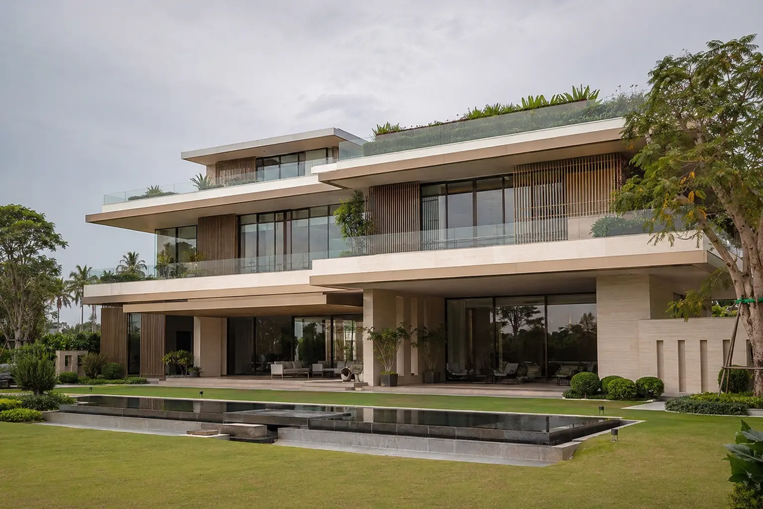 White Frame Residence 560 – góc 1 – nghiên cứu thiết kế Home6D