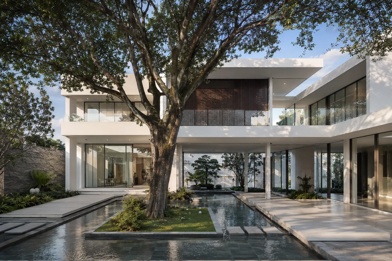 Monolith Garden House 430 – góc 1 – nghiên cứu thiết kế Home6D